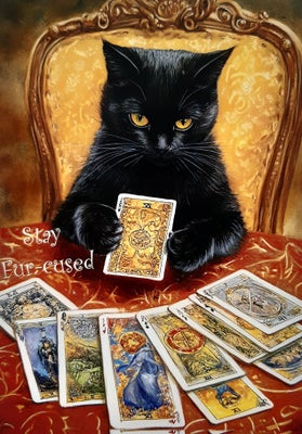 Postikortti Tarot-kissa