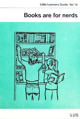 Postikortti Books are for nerds