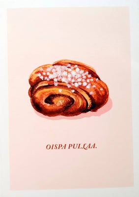 Postikortti Oispa pullaa